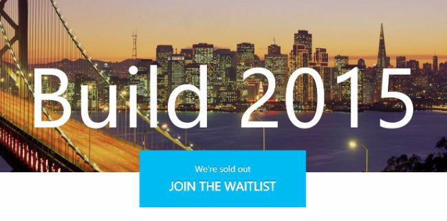 Microsoft Build 2015 Sold Out in an Hour