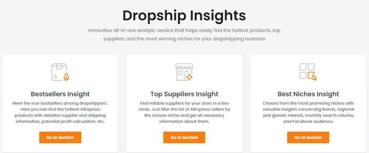 Dropshipping 101: how to access the AliDropship insights panel