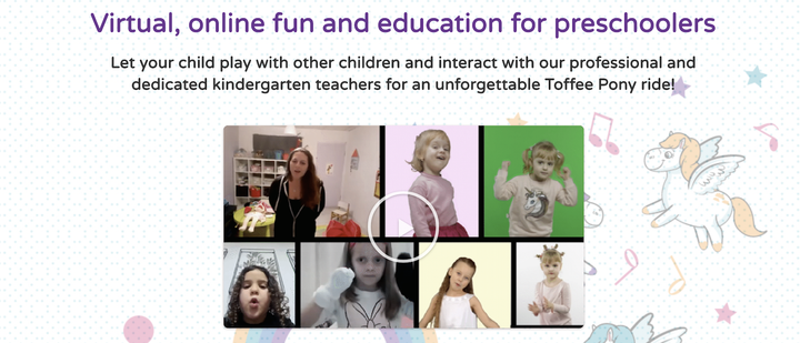 Toffee Pony: occupy children safely during the busy hours of the pandemic