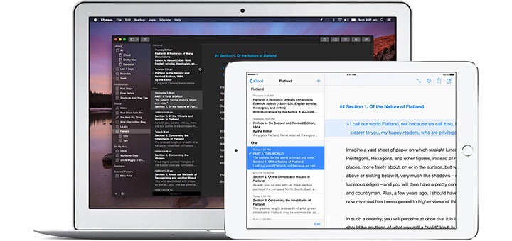 Ulysses on the Mac and iPad.