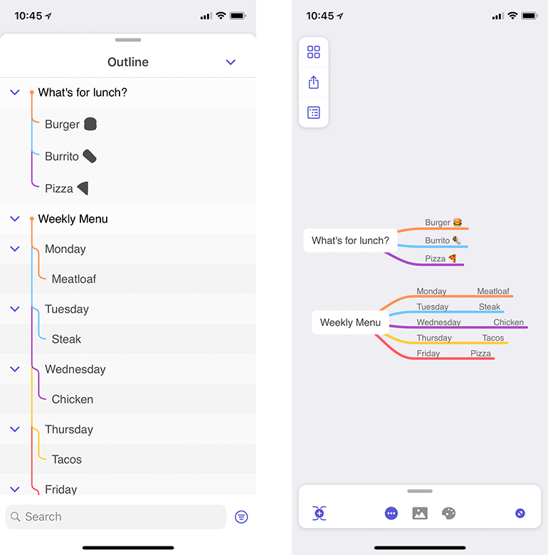 Mindnode 5 ios quick entry to mindmap