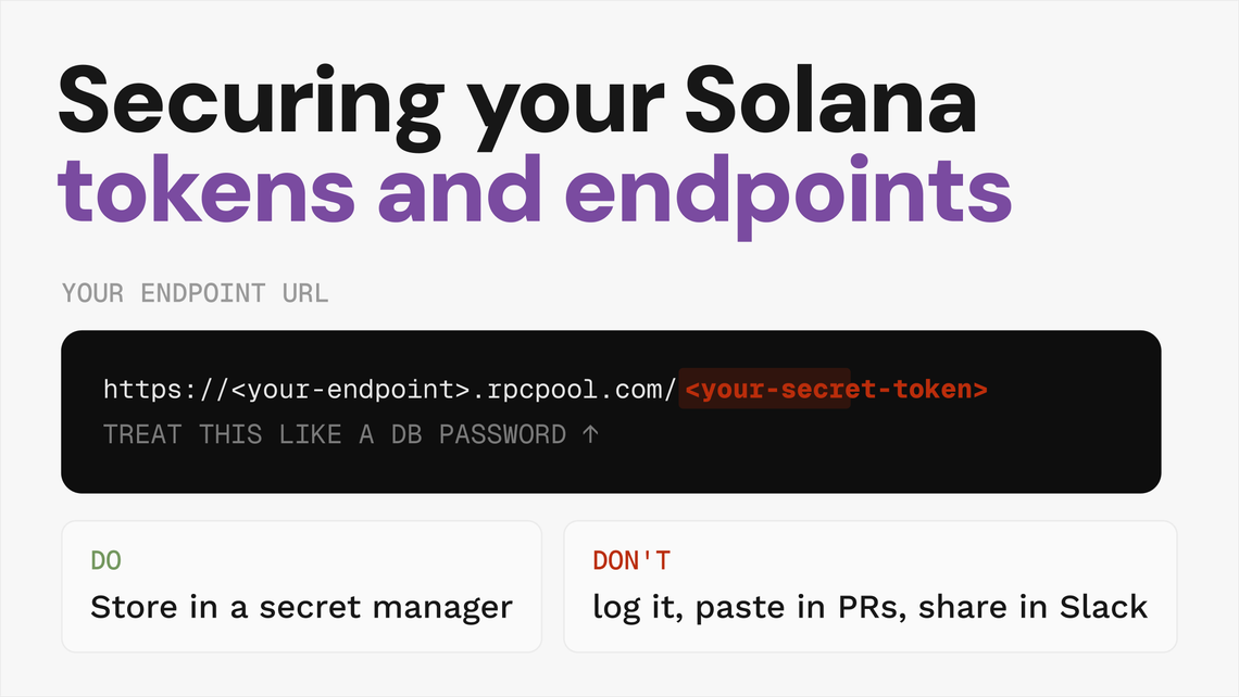 Securing your Triton RPC tokens and endpoints