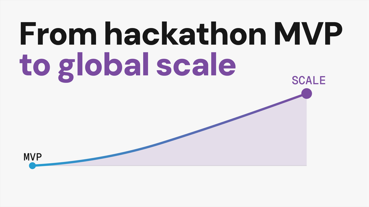 From hackathon MVP to global scale