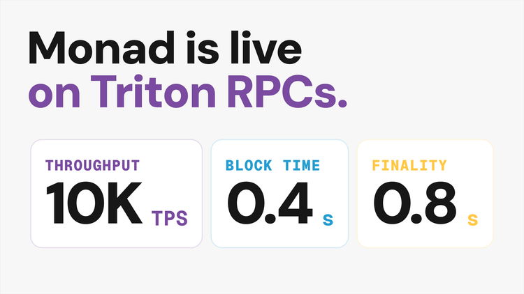 High-performance Monad RPC infrastructure is now live