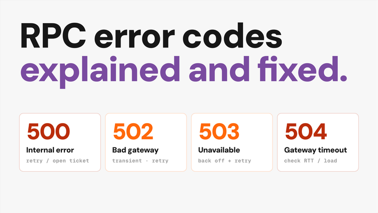 Triton RPC error codes & troubleshooting guide: FAQ for developers