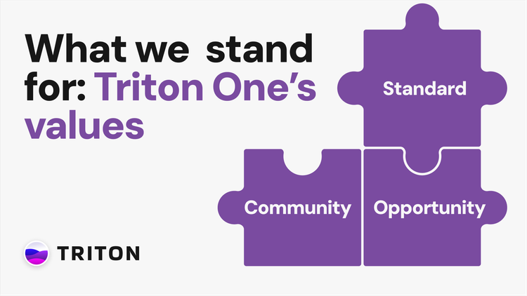 Triton One’s values: open source, open opportunity, open community