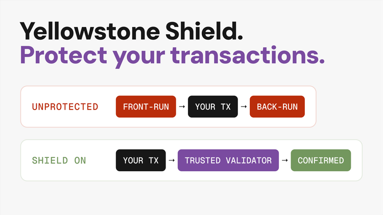 Protect your transactions from MEV with Yellowstone Shield and the TPU client