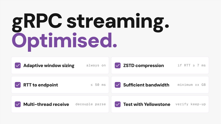 Solana gRPC streaming optimisation and troubleshooting (2026 guide)