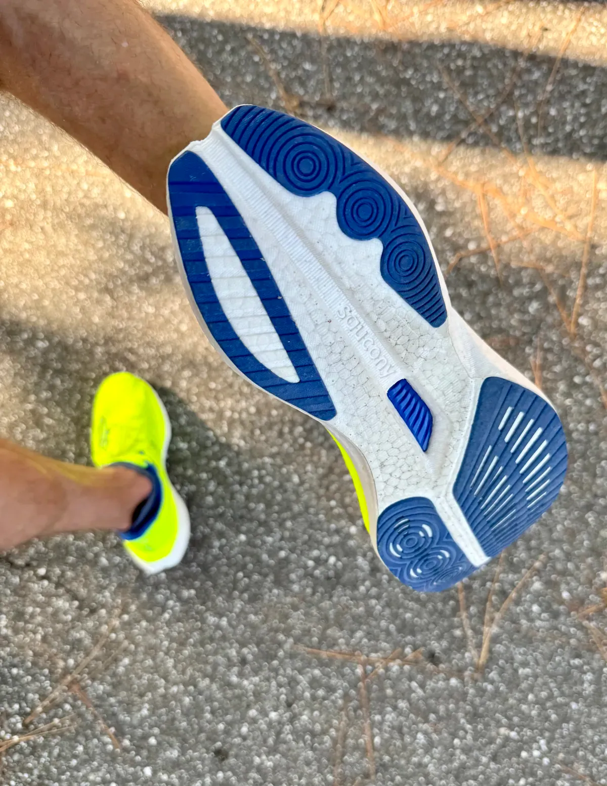 rubber coverage now extends further at the heel and edges