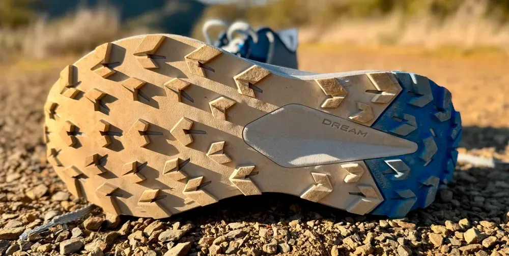 The North Face VECTIV Infinite 3 SURFACE CTRL rubber outsole with 5mm lugs