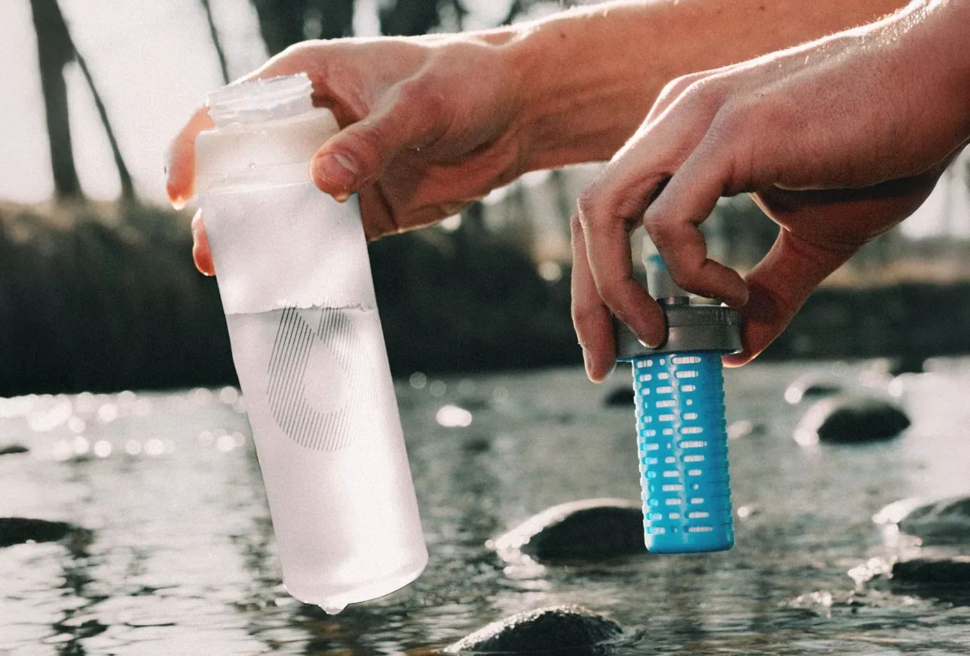 HydraPak UltraFlask+ soft flask for running