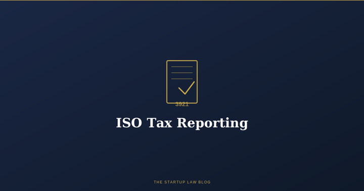 Featured image for ISOs: Annual Tax Reporting Requirement