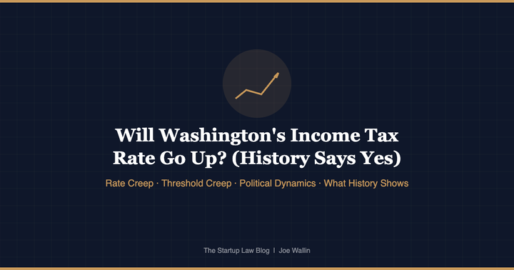 Illustration for Will Washington's Income Tax Rate Go Up? (History Says Yes)