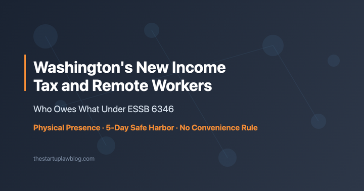 Illustration for Washington's New Income Tax and Remote Workers: Who Owes What?