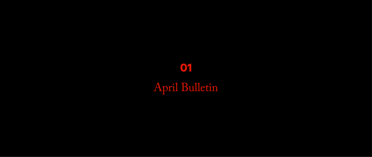 April Bulletin