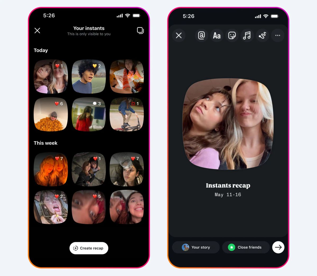 Instagram’dan “Instants” Hamlesi