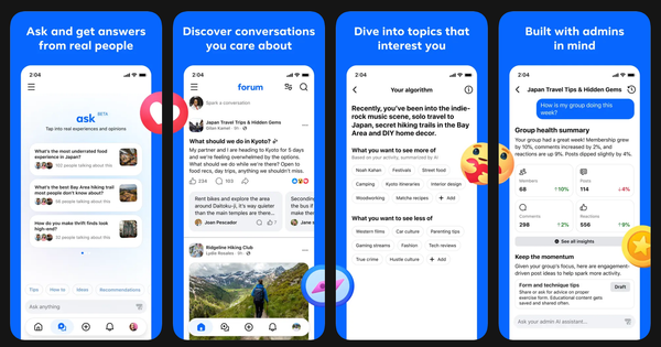 Meta Reddit'e Rakip Yeni Uygulaması Forum