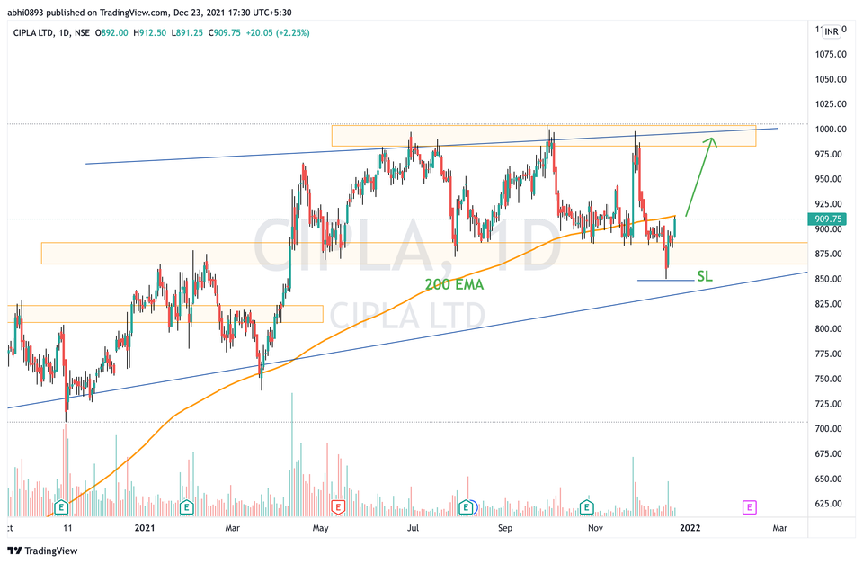 Bullish stock in a fall?