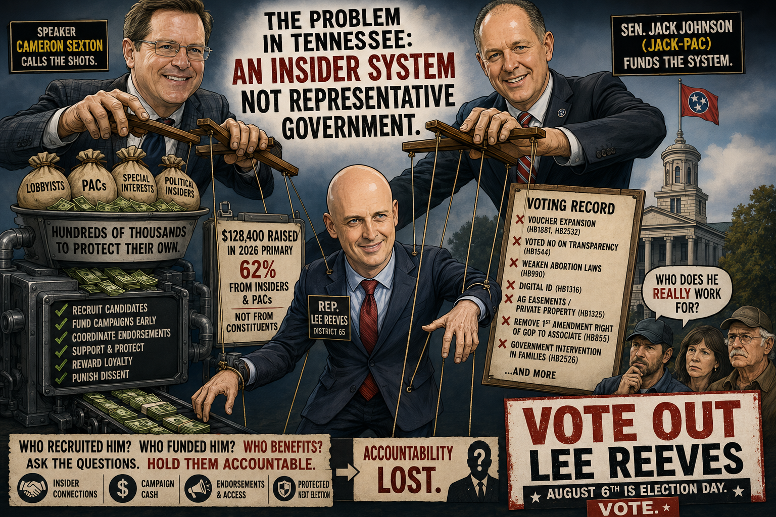 The Insider Machine: What Lee Reeves' Campaign Reveals About How Political Insiders Keep Each Other in Office