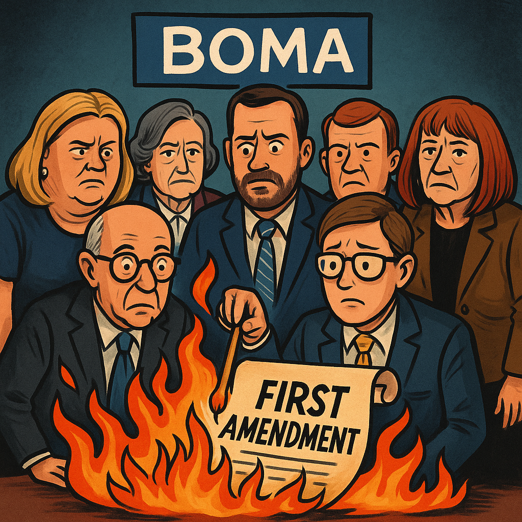 Franklin BOMA Faces New Constitutional Challenge as Free Speech Violations Mount