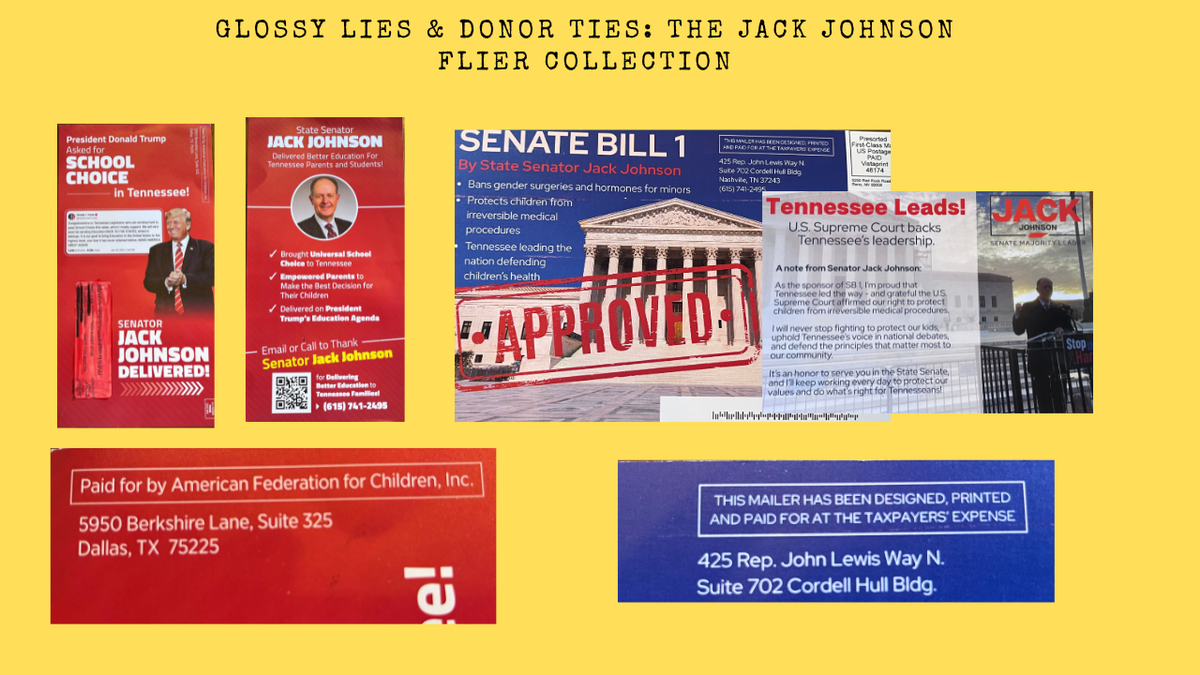 Jack Johnson’s Mailers: Manufactured Valor and Donor-Approved “Conservatism”