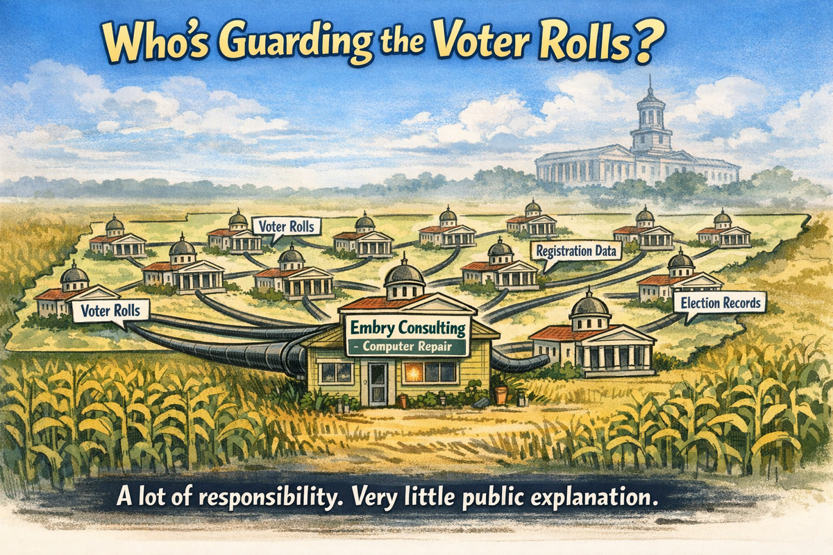 A Computer Repair Shop in a Cornfield Controls Voter Rolls in 91 Tennessee Counties
