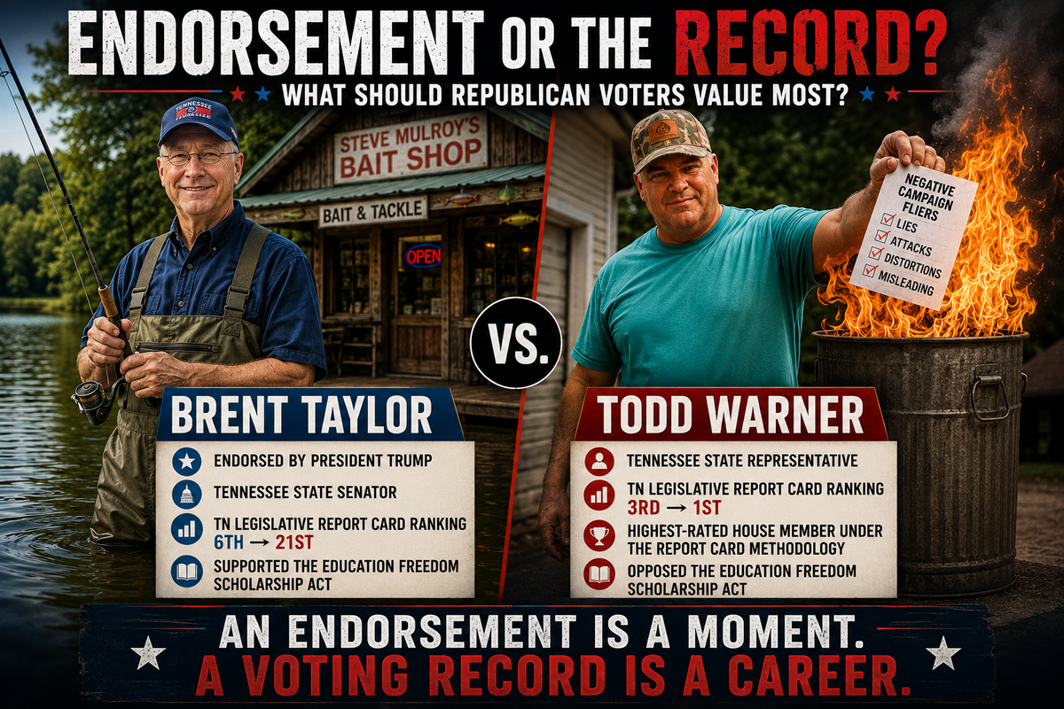 Trump's Endorsement or the Voting Record? What Republican Voters Should Consider in Tennessee's 9th Congressional Race
