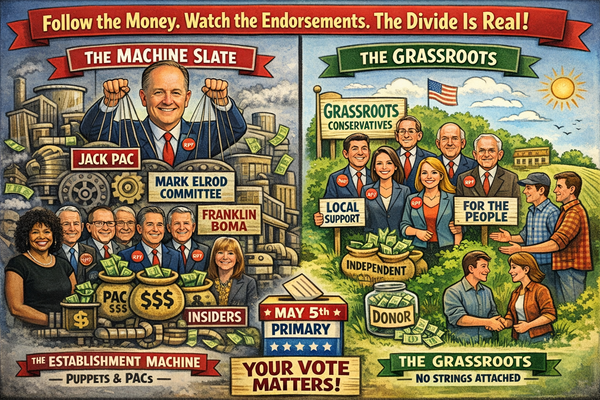 Follow the Money. Watch the Endorsements. The Divide Is Real.