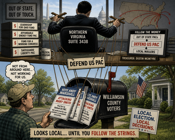 Out of State Money, Local Mailboxes