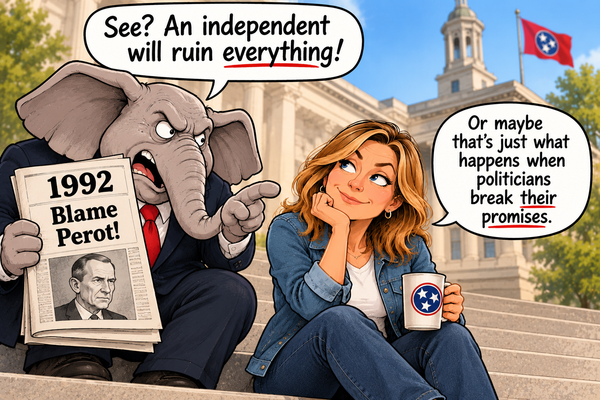 Ross Perot Didn't Cost Bush the Presidency. So Why Are Tennessee Republicans Still Blaming Independent Voters?