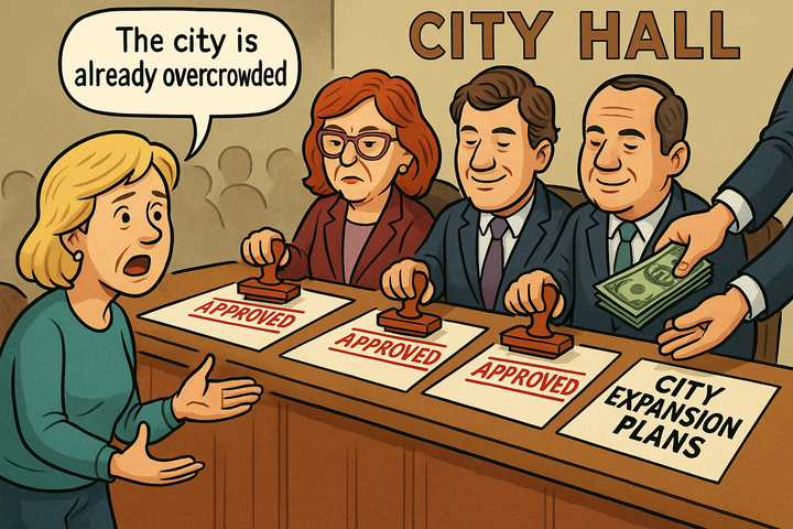 Overdevelopment in Franklin Fuels BOMA Election Battles
