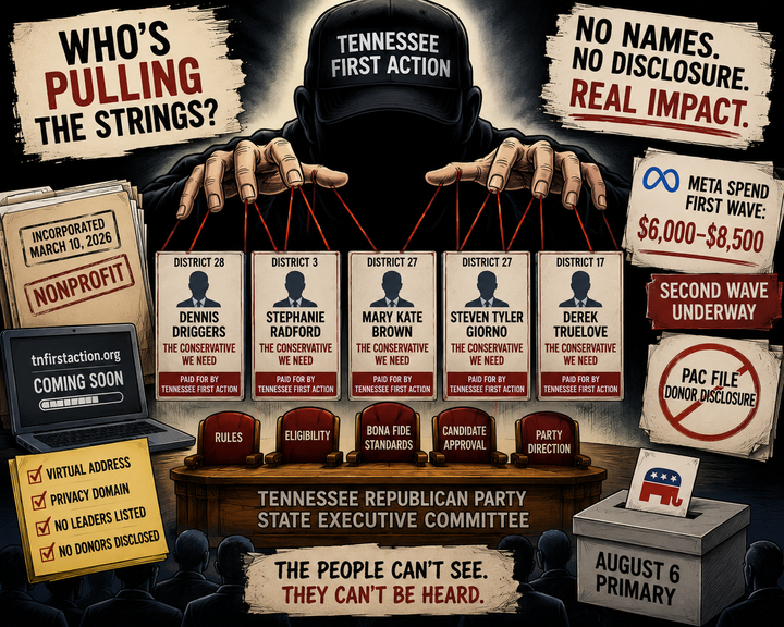 Tennessee First Action: New Details Emerge on the Coordinated SEC Advertising Campaign
