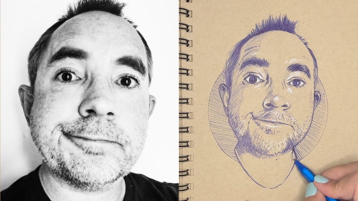Draw a High-Contrast Portrait in Pen with Tiffany S. DaVanzo