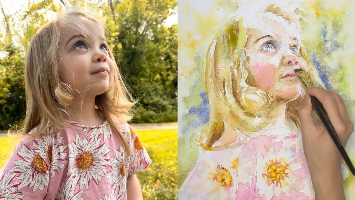 Paint a Hopeful New Year Portrait with Lorraine Simonds