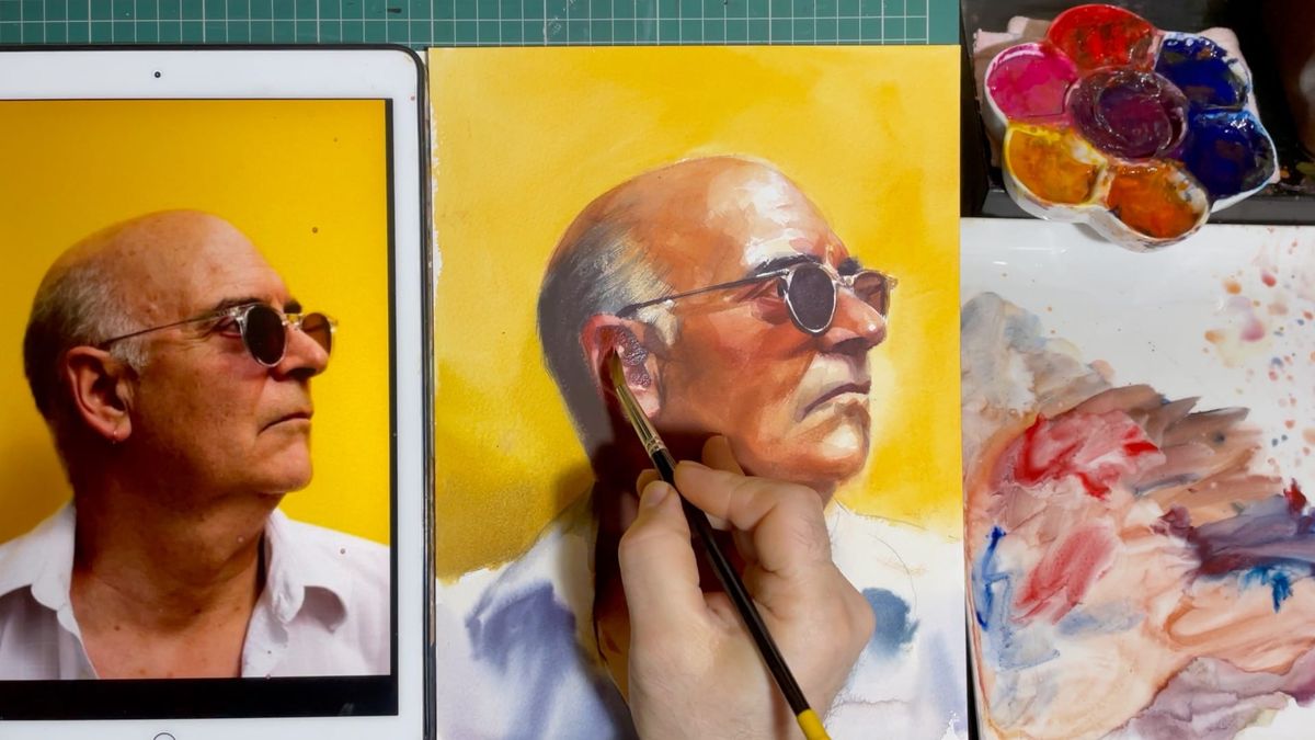 Paint a Summer-Worthy Watercolor Portrait with Dritan Duro