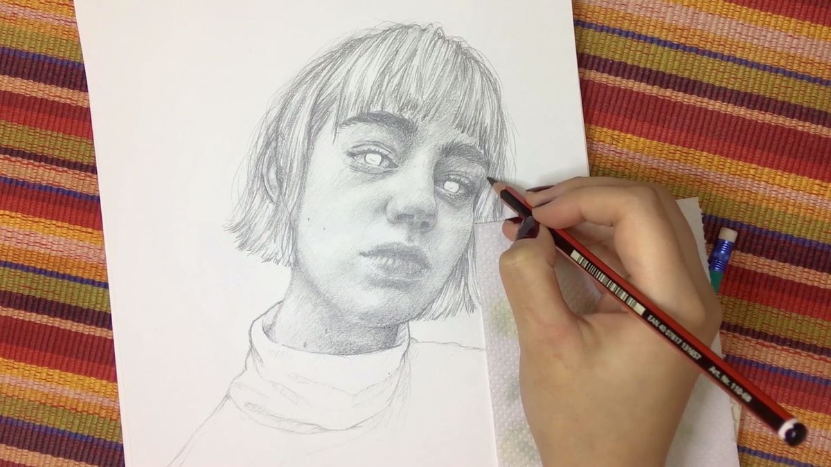 Save the Eyes for Last with Graphite Artist Pitu Ebensperger