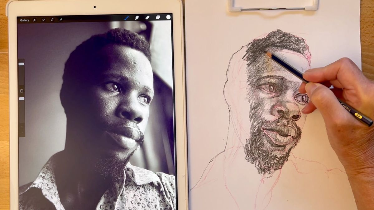 Unafraid of the Dark: Draw a Bold Graphite Portrait with Margriet Aasman