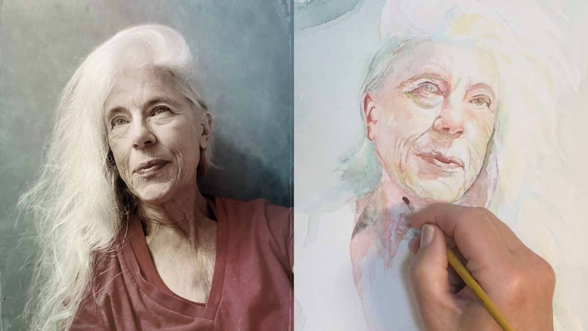 Awash in Memory: Paint a Watercolor Portrait with Cecile Welten