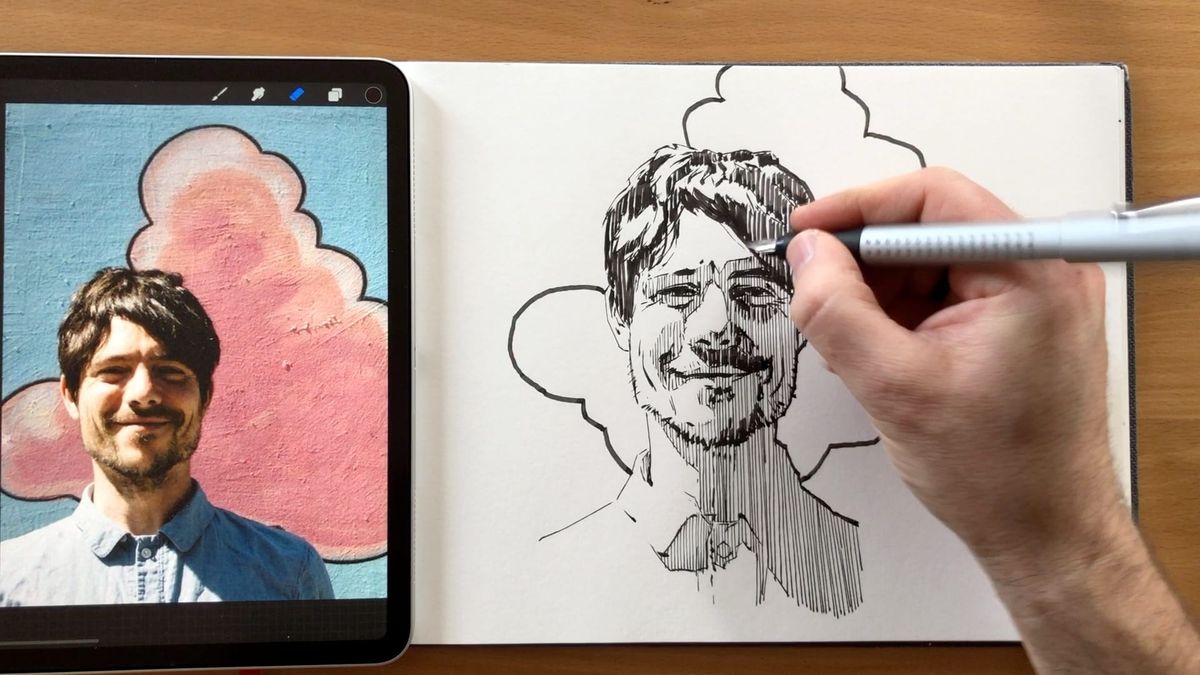 Contour Courage and Magic Moments: Draw a Head in the Clouds with Dylan Sara