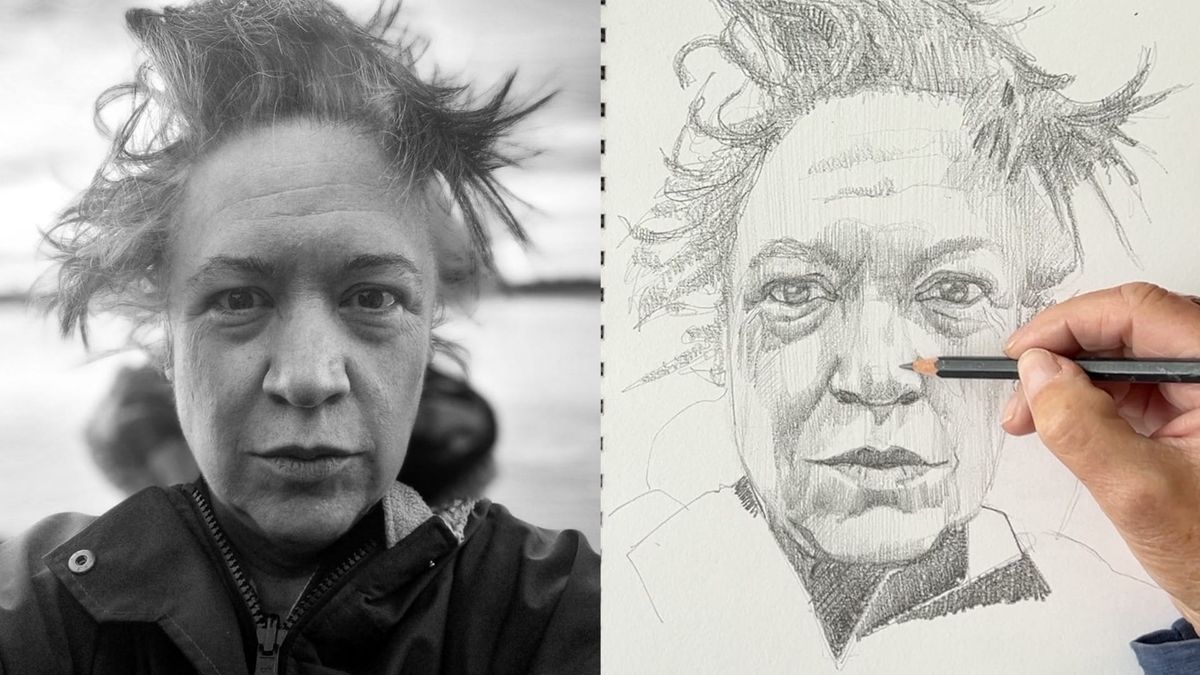 Plumbing in Pencil: Draw a 'Wacky and Wild' Graphite Portrait with Alex Cooper