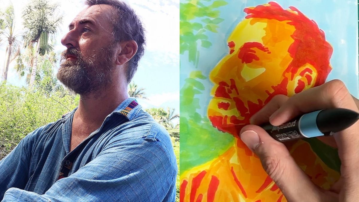 Marker Magic: Create a Bold, Colorful Portrait with Adrian Drott