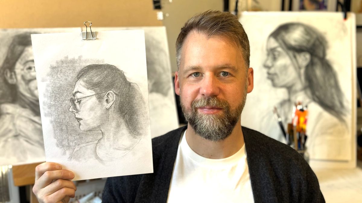 Draw a Powerful Pencil Profile with Darren Wells