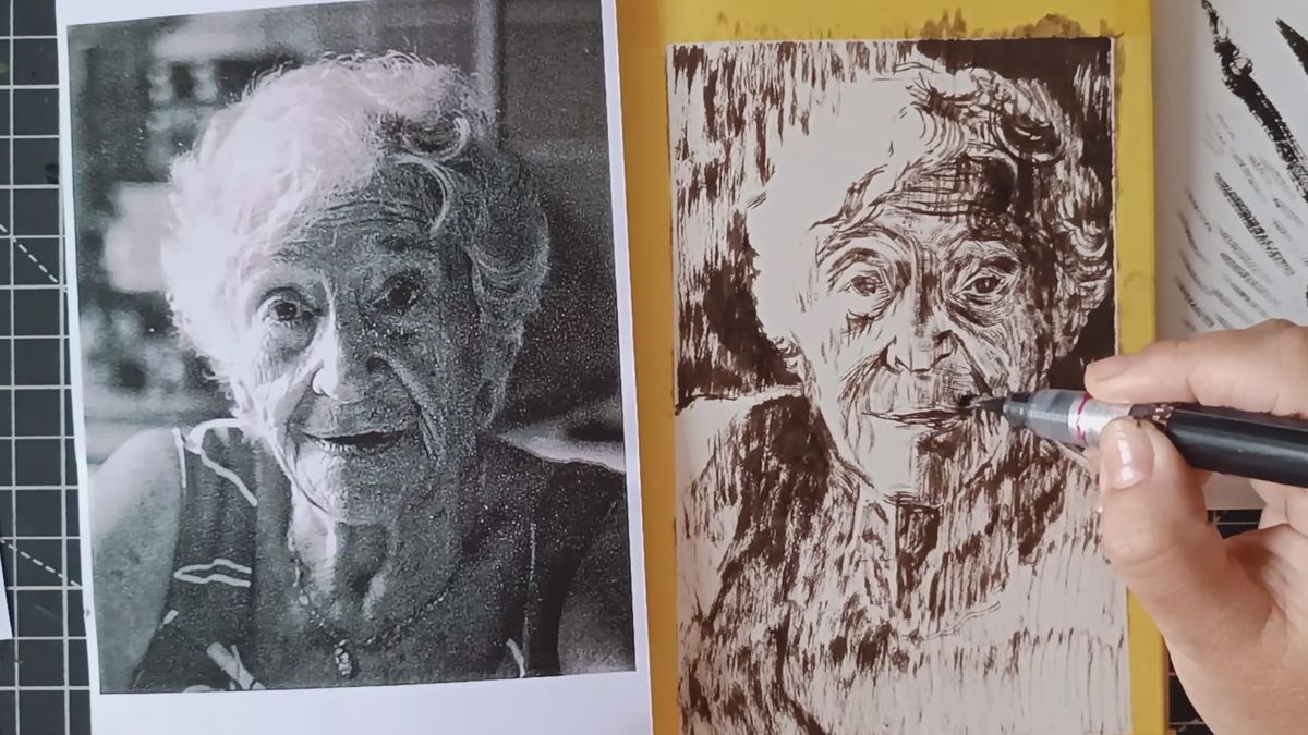 Brush Bravely: Draw a Direct-Ink Portrait with Pau Tremouilles
