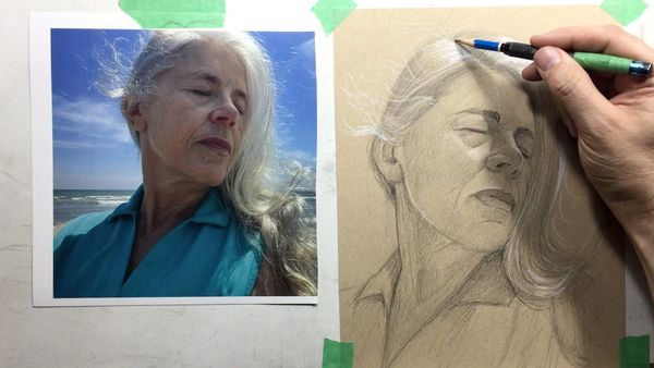 Grace in Graphite: Capture a Serene Expression with Justin Maas