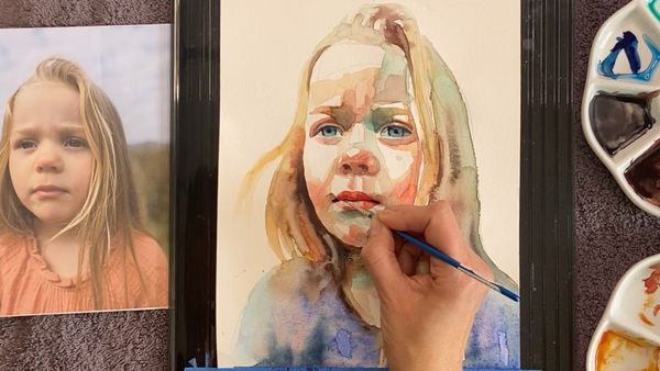 Paint a Warm-and-Cool Watercolor Portrait with Jenny Barnes