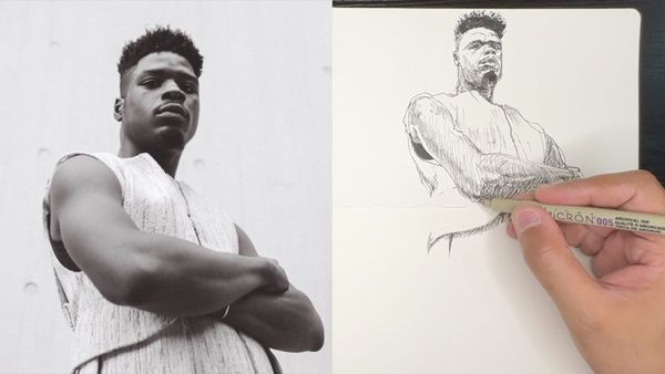 Sketch Without a Net: Draw an Ink Portrait with Vin Ganapathy