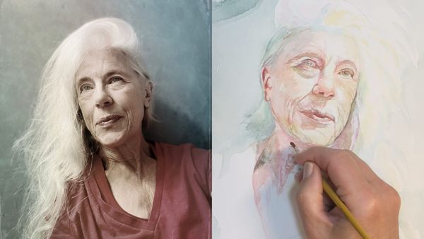 Awash in Memory: Paint a Watercolor Portrait with Cecile Welten