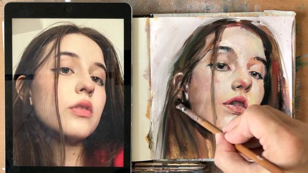 Push and Pull: Paint a Sketchbook Oil Portrait with Andreas Liss