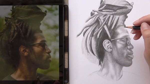 Don't Dread the Profile: Draw a Pencil Portrait with Kate Higgins