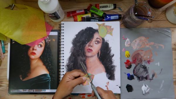 Give Your Creativity a Curl with Mixed-Media Artist Christa Forrest